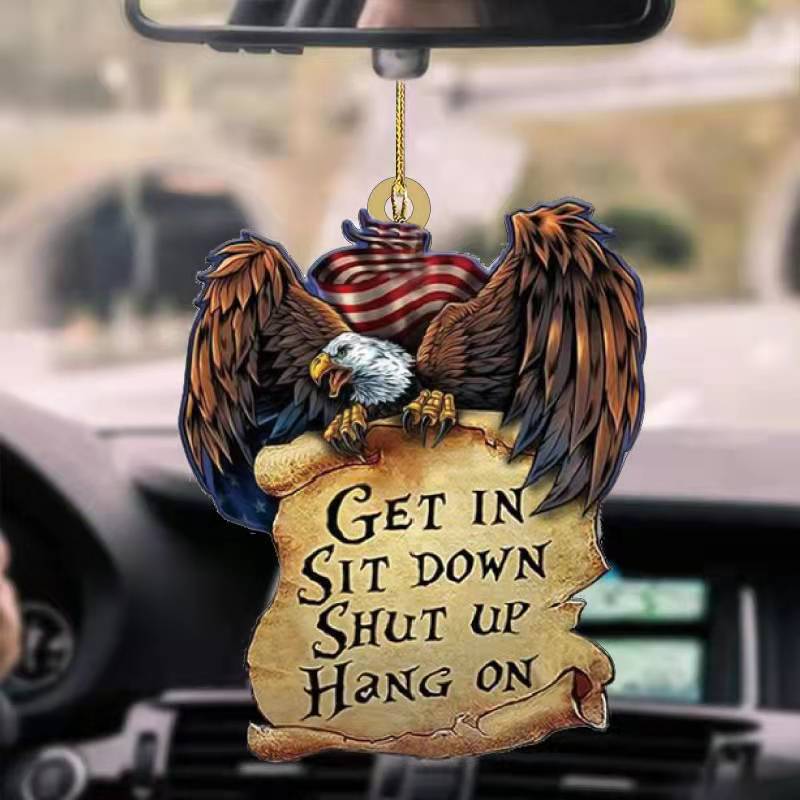 Wholesale Acrylic Dog Car Mirror Decoration Pendant