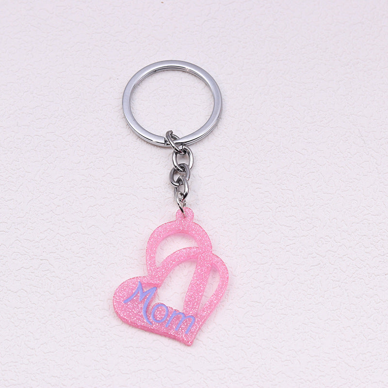 Wholesale Mother's Day Acrylic Printed Keychains