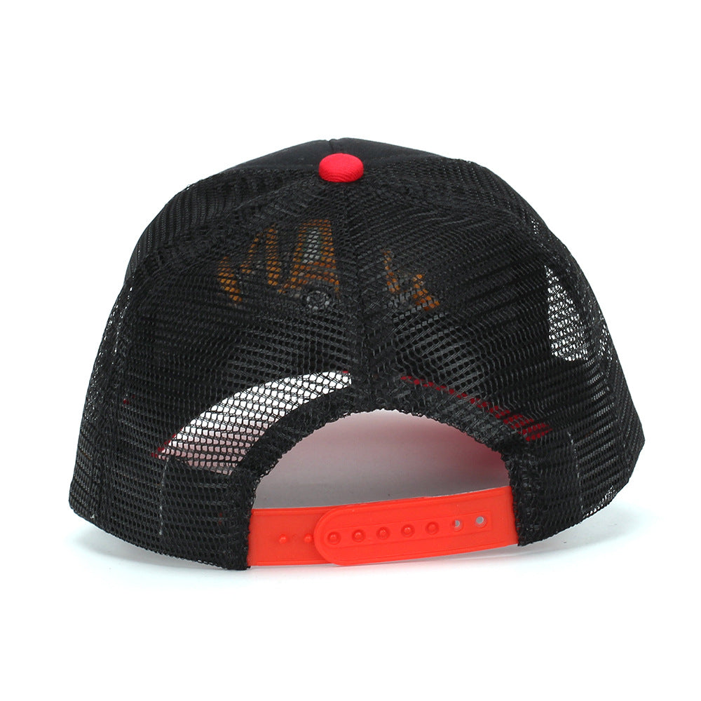 Wholesale Cotton Polyester Cartoon Embroidery Excavator Kids Baseball Cap