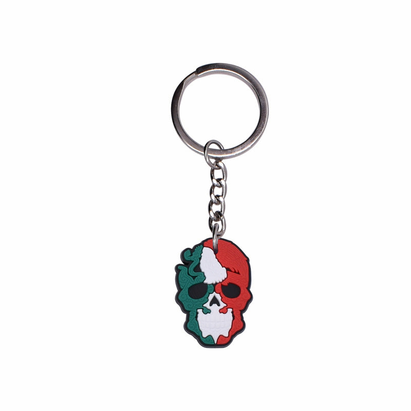 Wholesale 10pcs/pack Mexican Day of The Dead Calavera Plastic Keychain