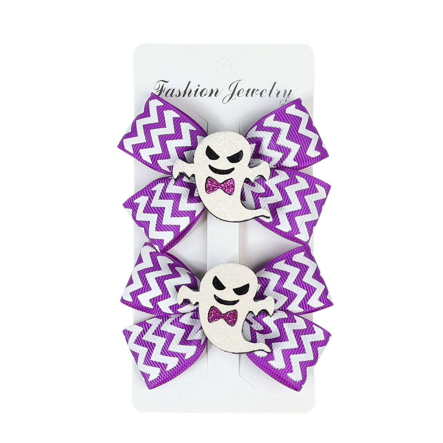 Wholesale Halloween Double Bow Duckbill Children's Hair Clip