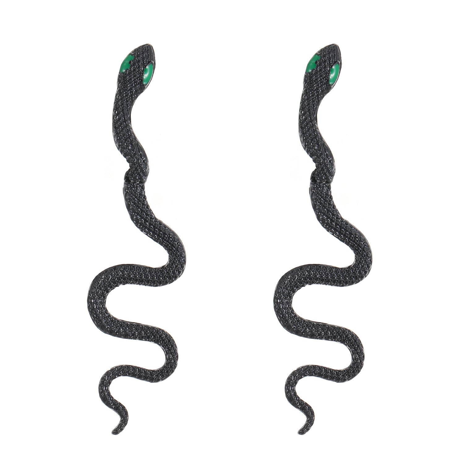 Wholesale hip-hop style detachable exaggerated snake punk trendy earrings