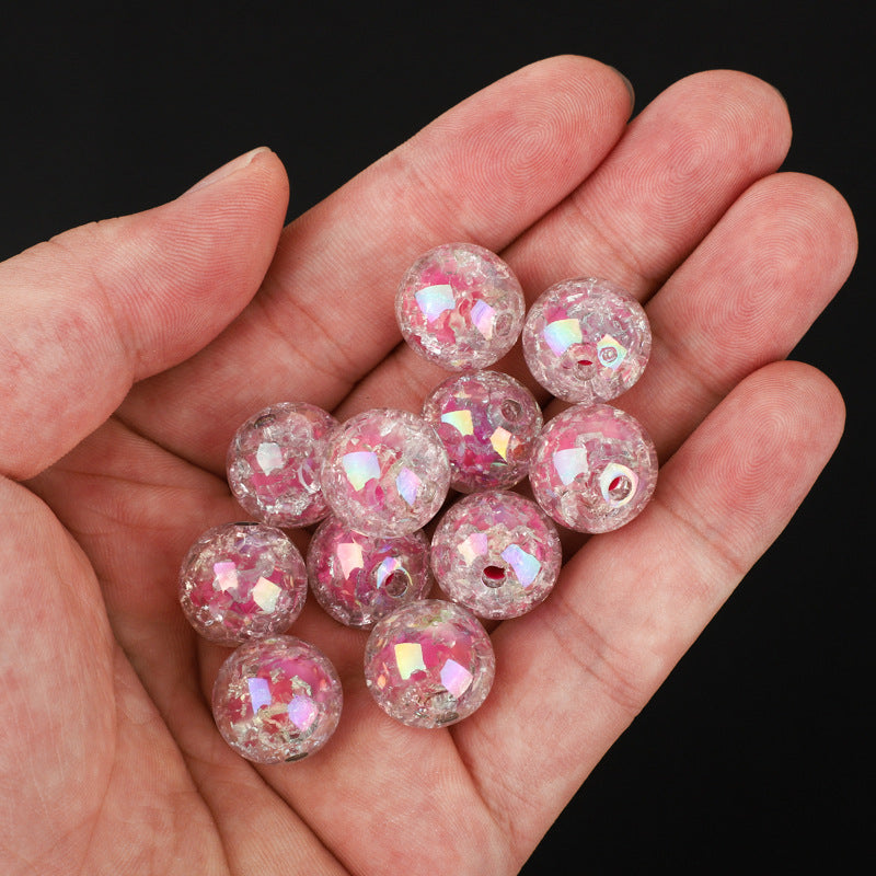 Wholesale 100PCS Acrylic Diy Round Beads