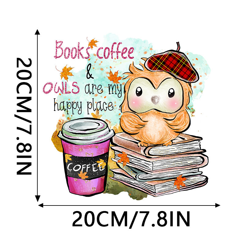 Wholesale 10pcs Coffee Flower Beverage Animal UV DTF Ready to Press Transfers Wraps