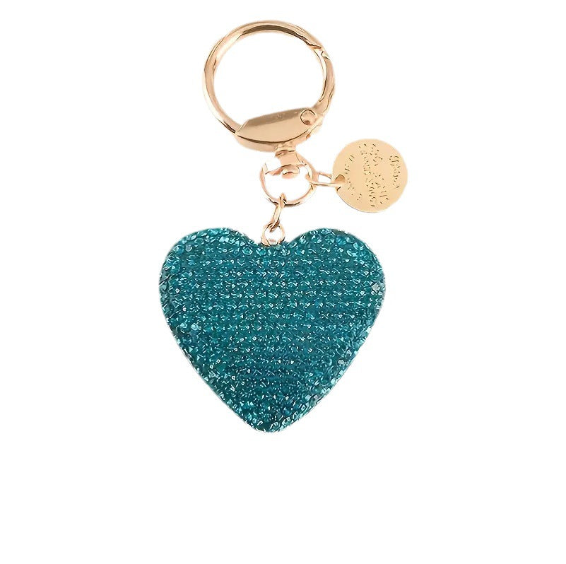 Wholesale Water Diamond Love Keychains