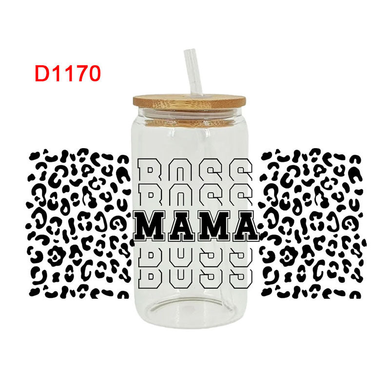 Wholesale Pink Girl Birthday Series 16oz Cup UV DTF Wraps