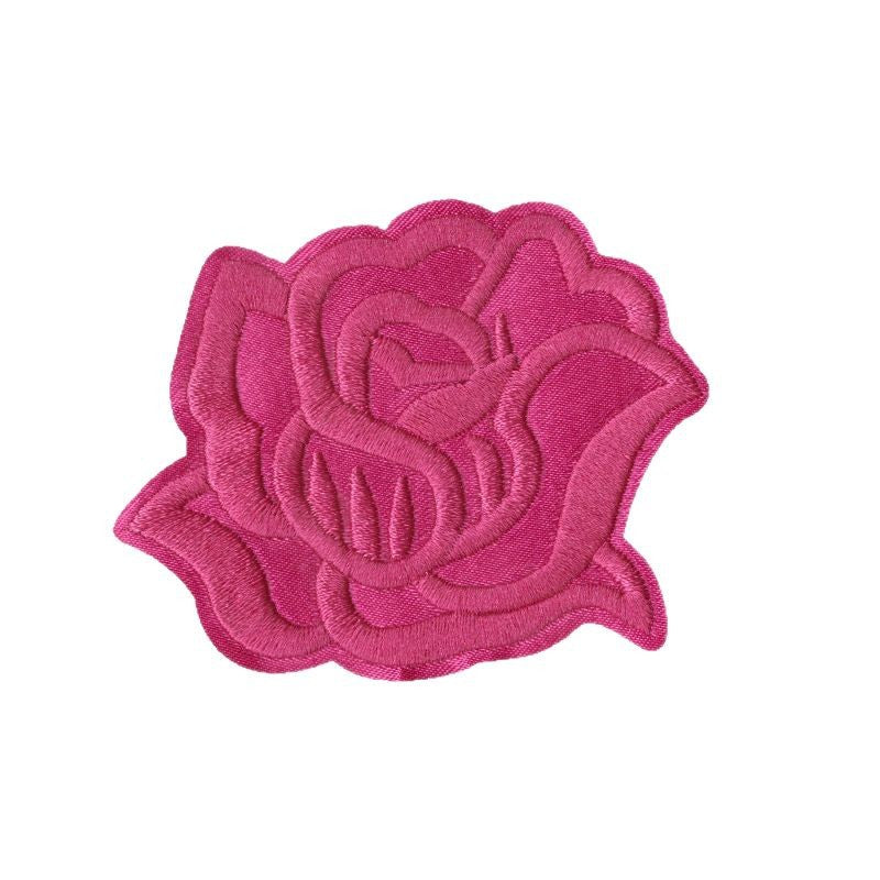 Wholesale Colorful Rose Embroidery DIY Patches