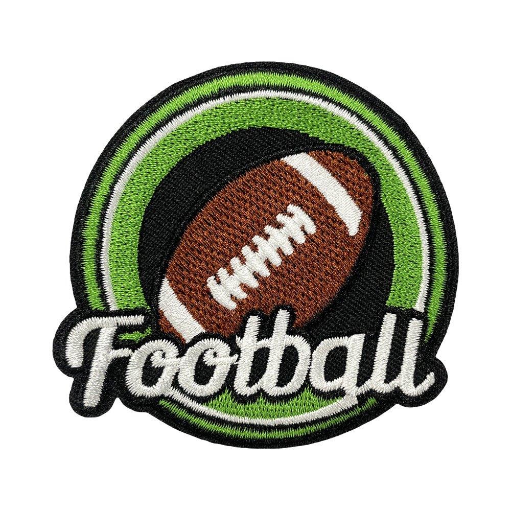 Wholesale Game Day Embroidered Patch Iron On Football Design For Coats Fashion Clothing Accessory