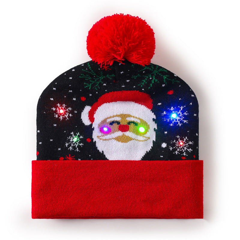 Wholesale Christmas hat  colorful woolen hat