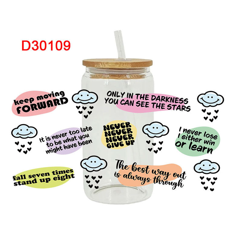 Wholesale UV Transfer Paste Glass Crystal Label Crystal Paste 16OZ UV DTF WRAPS