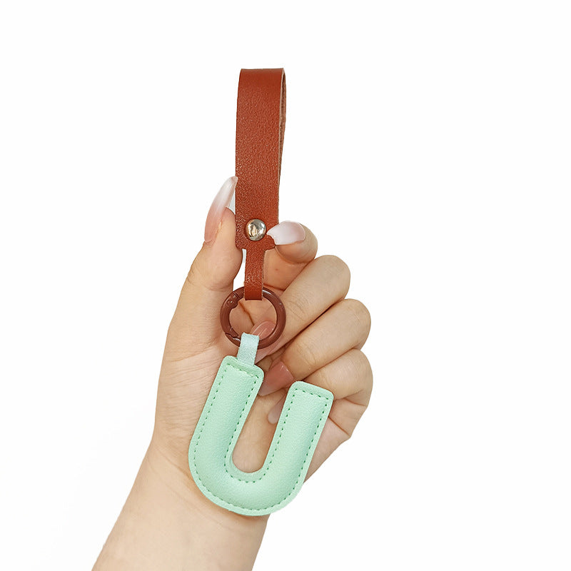 Wholesale Leather Keychains With English Letters