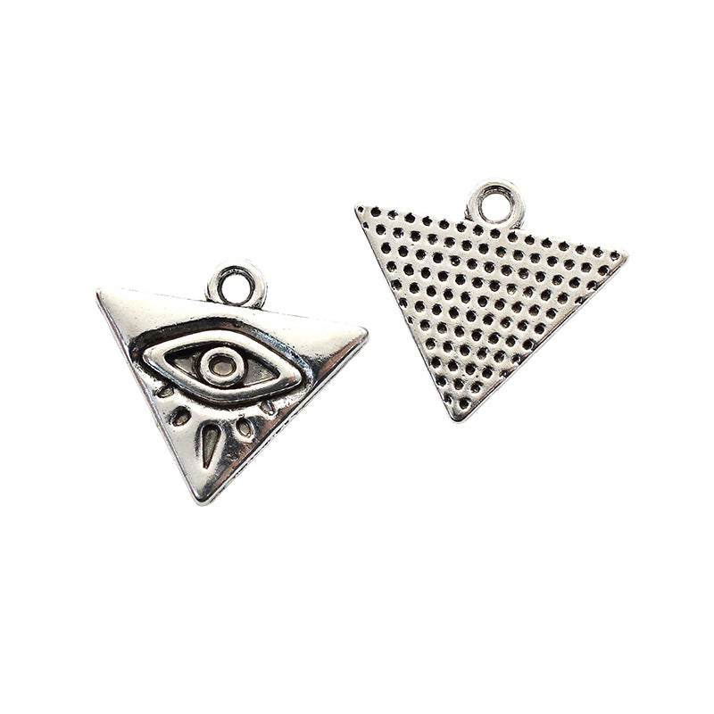 Wholesale Antique Silver Alloy Eye Of Horus Pendant 16 Styles For Necklace Keychain DIY Jewelry Accessory