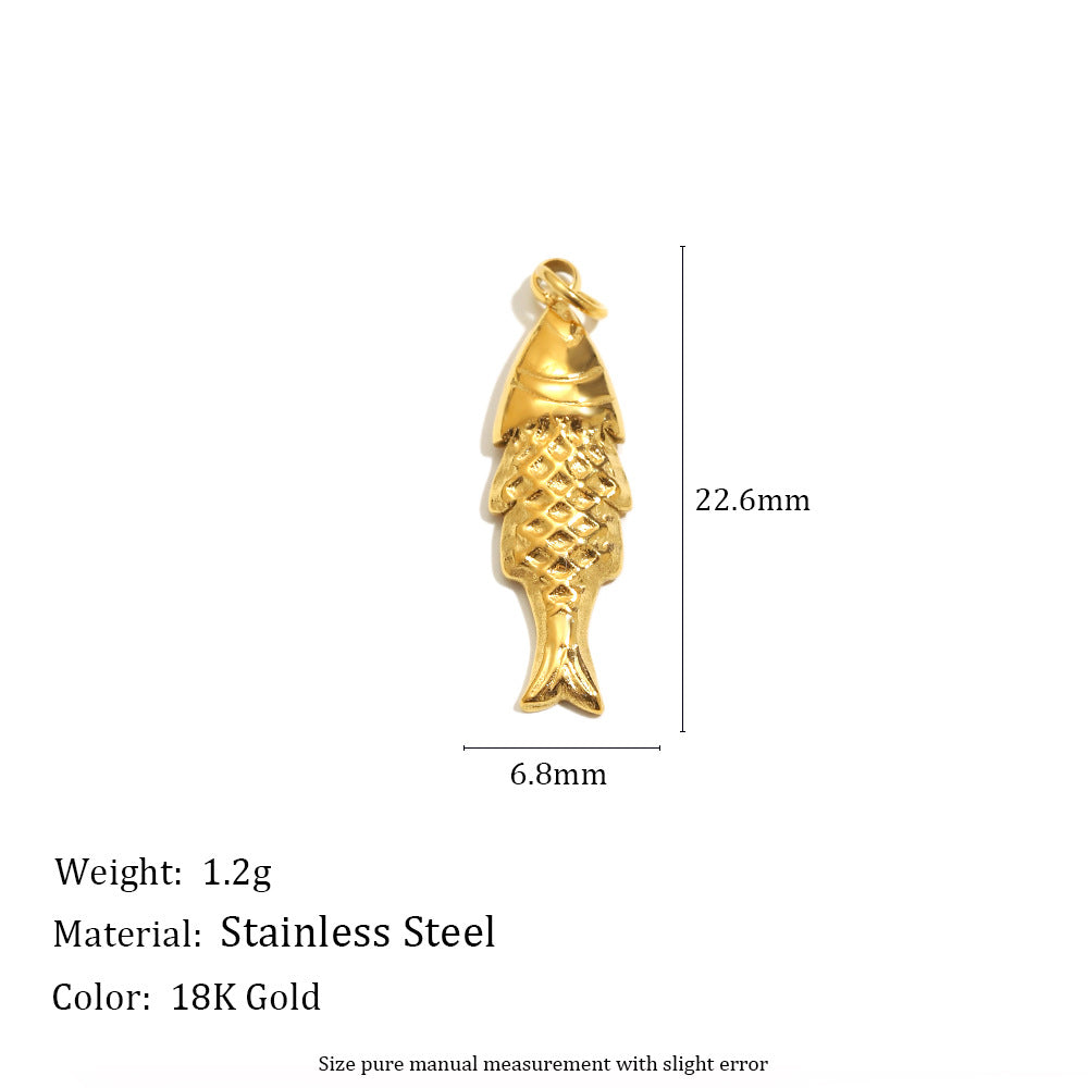 Wholesale Golden seahorse bow tie five-pointed star denim boots pendant