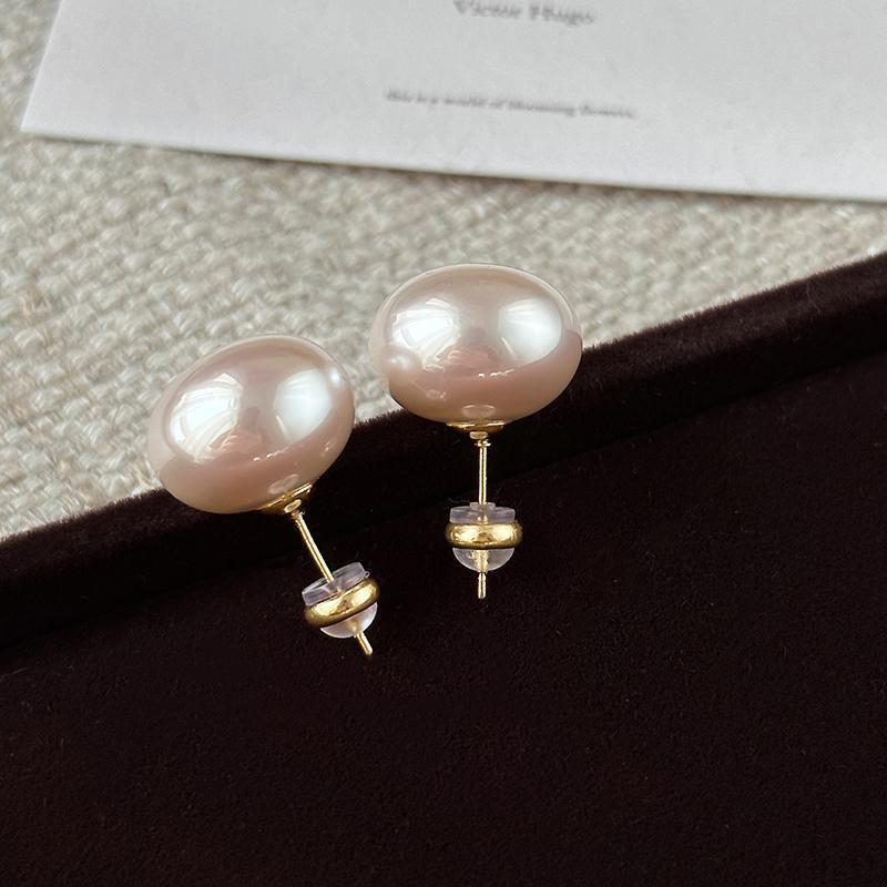 Wholesale Pink Pearl Earrings