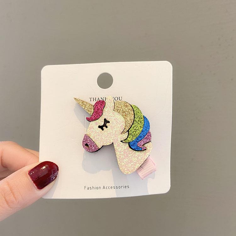 Al por mayor lindos clips de cabello para niñas espumosas de dibujos animados