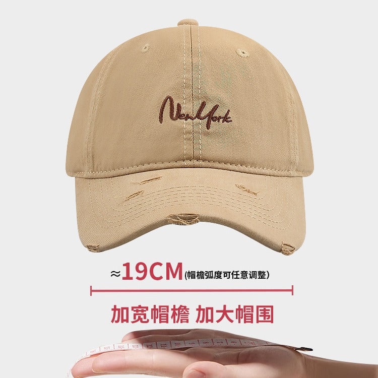 Wholesale Large head circumference unisex peaked cap