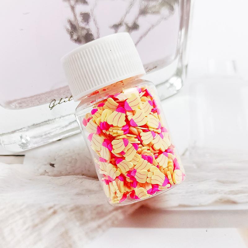 Wholesale Fruit clay slices 20ml small bottle 15g