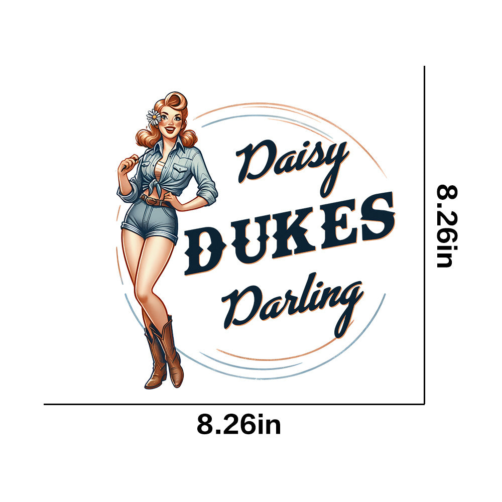 Wholesale 10pcs Retro poster girl UV DTF Ready to Press Transfers Wraps