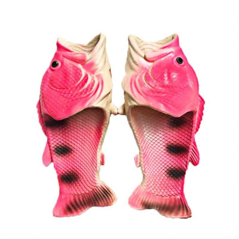 Wholesale Salted Fish Funny Fish Mouth Fish Shape Creative Slippers