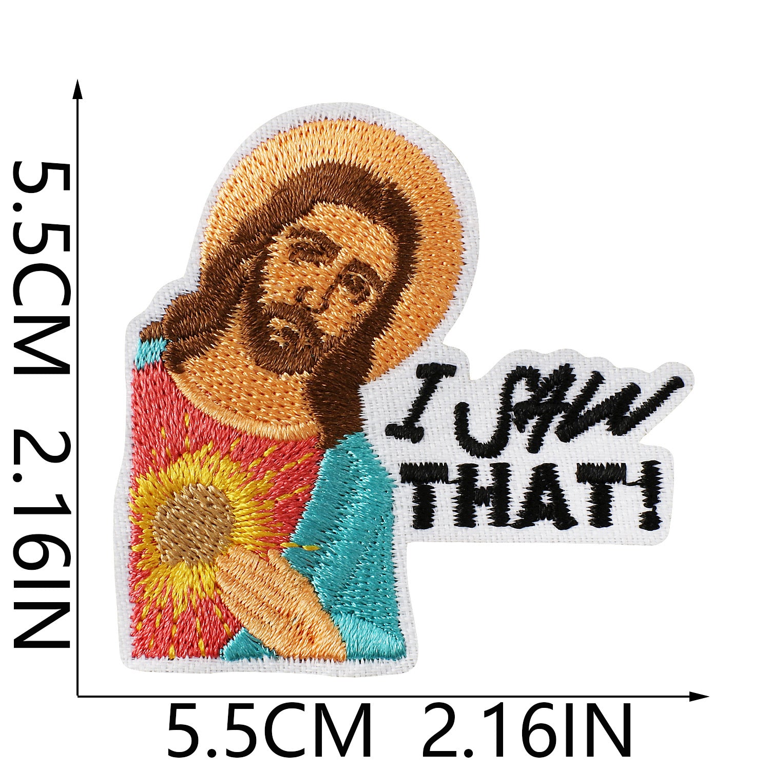 Wholesale Funny Blessing Motif Embroidery Patch European Figure Clothing Decorative Accent Resale