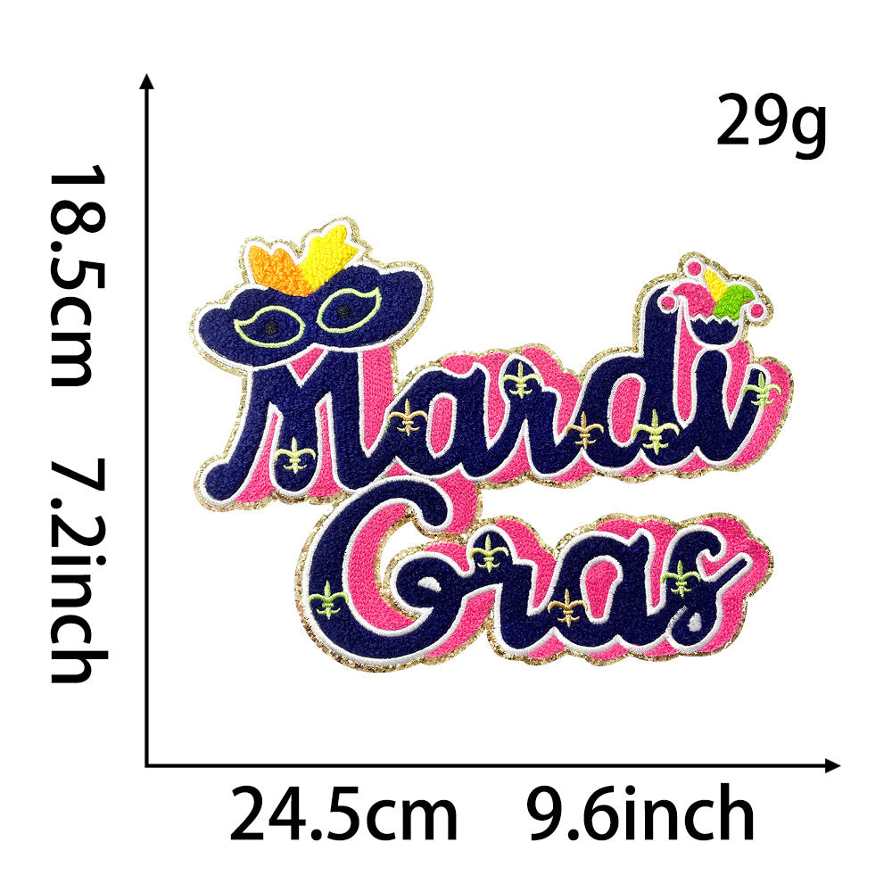 Wholesale Trendy Sequin Embroidered Lucky Carnival Patch Valentine S Day Coat Accessory