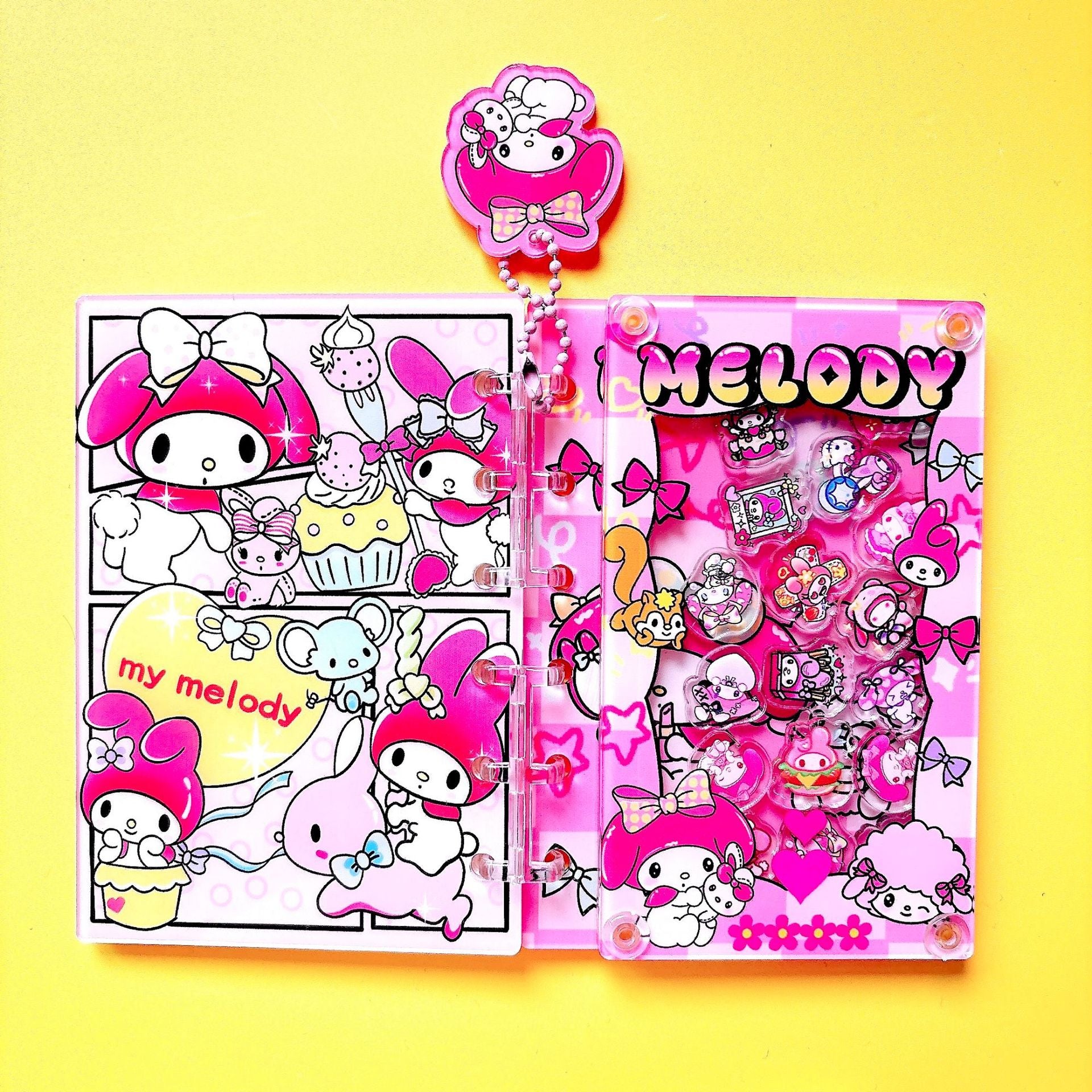 wholesale Hot-Selling A7&A5 acrylic cartoon Shaker notebook