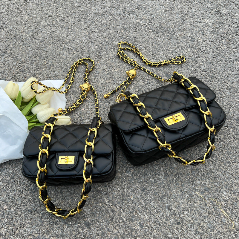 Wholesale Diamond Embroidery Chain Shoulder Armpit Small Square Bag