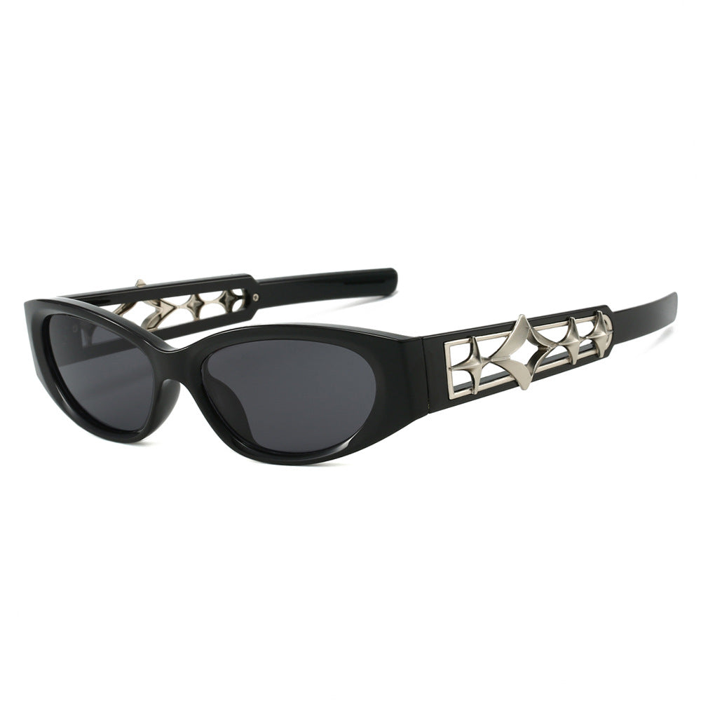 Wholesale Four-pointed Star Fashion Small Frame Cat-eye Sunglasses