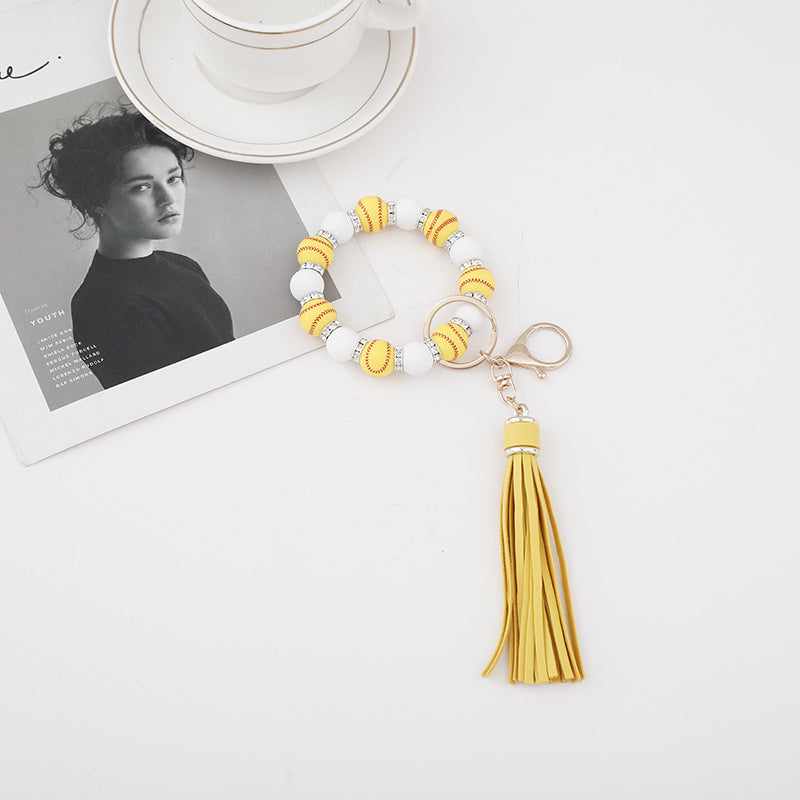 Wholesale 10pcs Halloween Ghost Butterfly Fairy Silicone Tassel Wrist Keychain