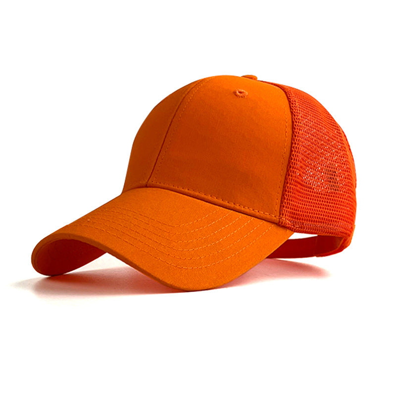 Wholesale Breathable Pure Cotton Net Baseball Caps