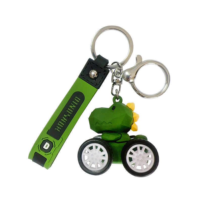 Wholesale Dinosaur Car Silicone Keychains