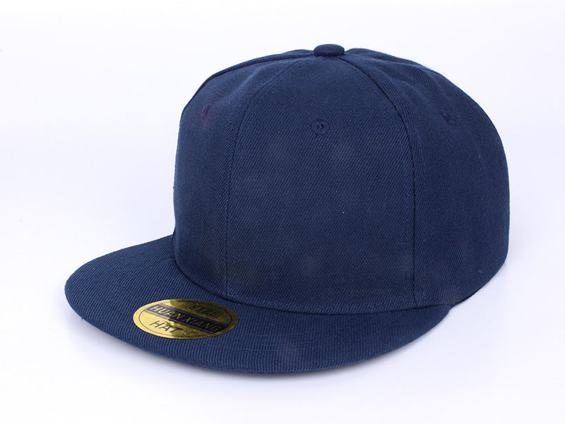 Wholesale solid color light board cap skateboard flat cap dead fly hip-hop blank baseball hat