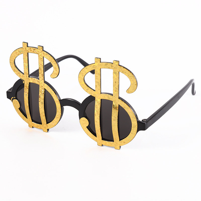 Wholesale Trendy Dollar Sign Sunglasses PC Material Party Photo Prop Gift