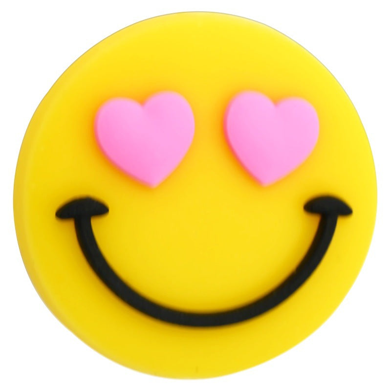 Wholesale Smiley face series cartoon flower Focal Beads
