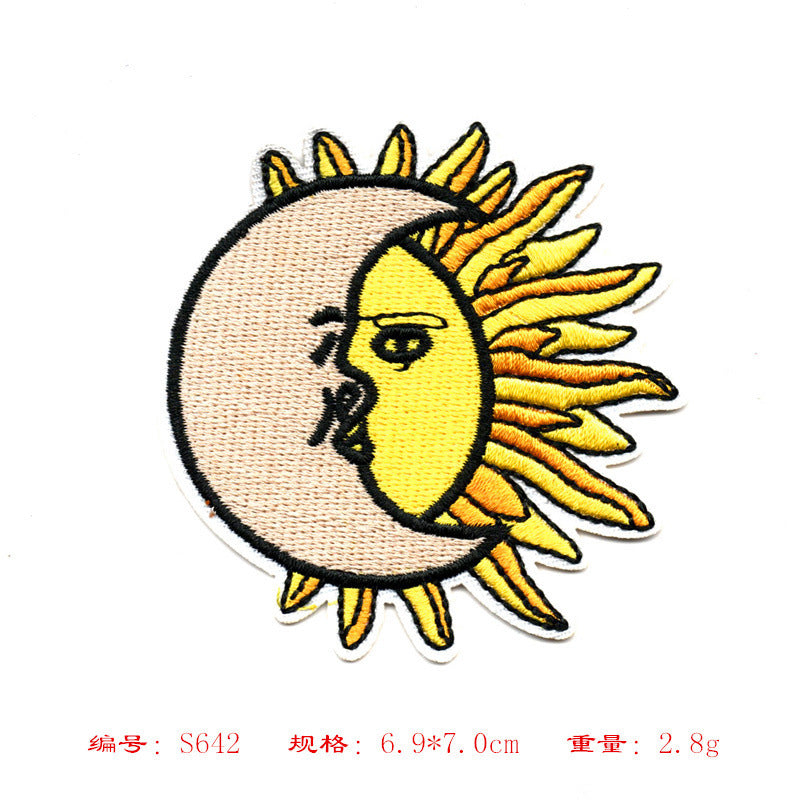 Wholesale Embroidered Round Cap Badge Chic Patch For Caps Bags Clothing Accessories