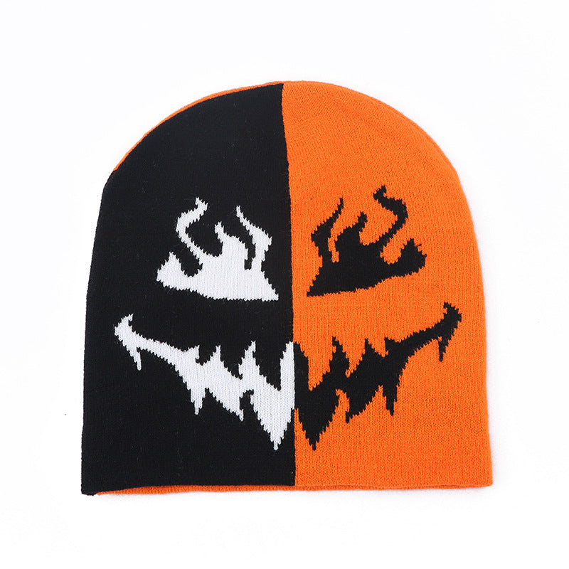 Wholesale Halloween New Arrival Demon Acrylic Knitted Hat