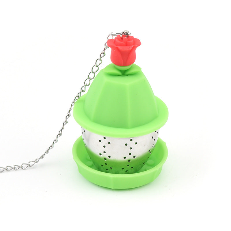 Wholesale Silicone Tea Leaker Stainless Steel Tea Infuser