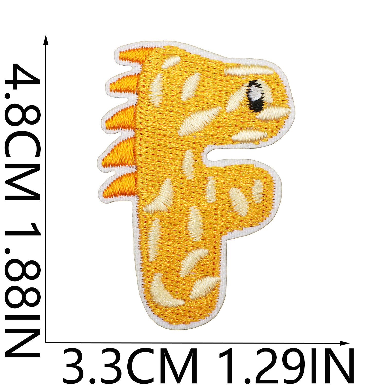 Wholesale Dinosaur Alphabet Embroidery Patches Fun Cartoon Letters For Clothing DIY Craft Supply