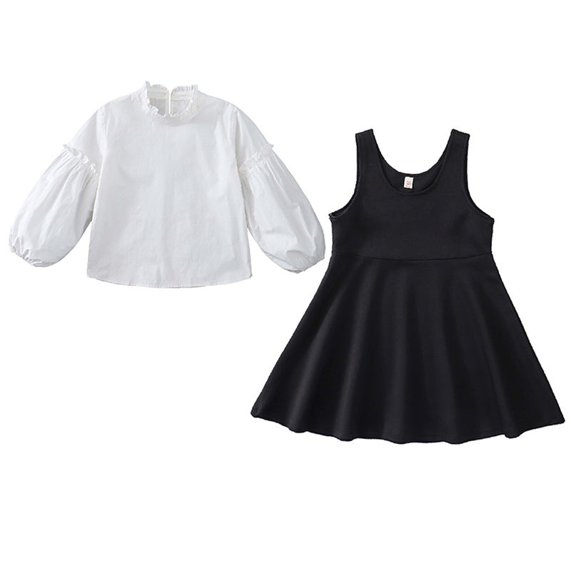 Wholesale Cotton Spring Girls' Strap Skirts