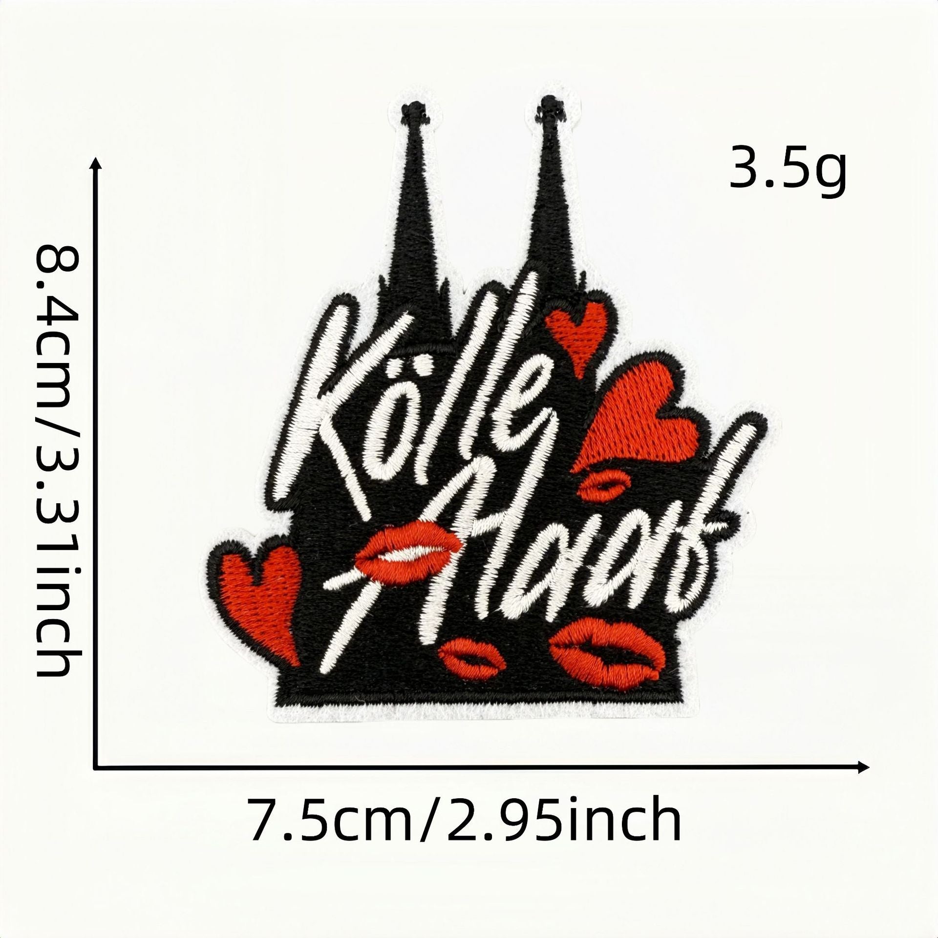 Wholesale Carnival cartoon red clown DIY patches