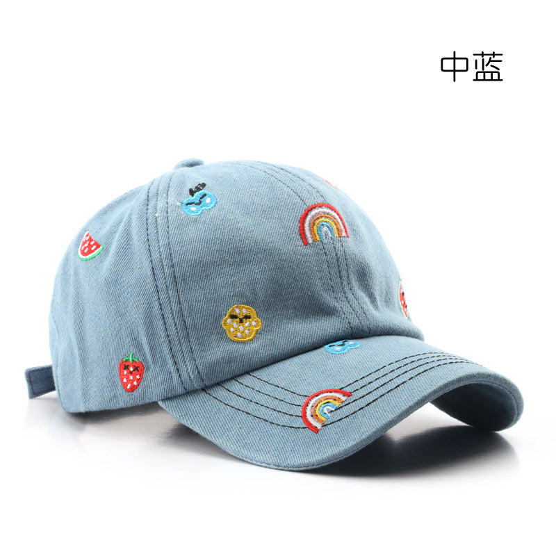 Capilla de béisbol de bordado de mezclilla algodón de algodón al por mayor de algodón