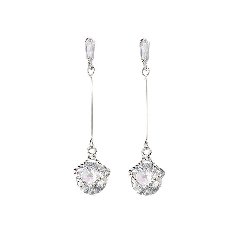 Wholesale  Long Tassel Pearl Earrings Love Earrings