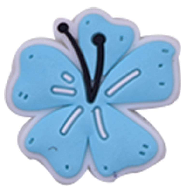 Wholesale Random 100pcs Candy colored Flower Focal Beads