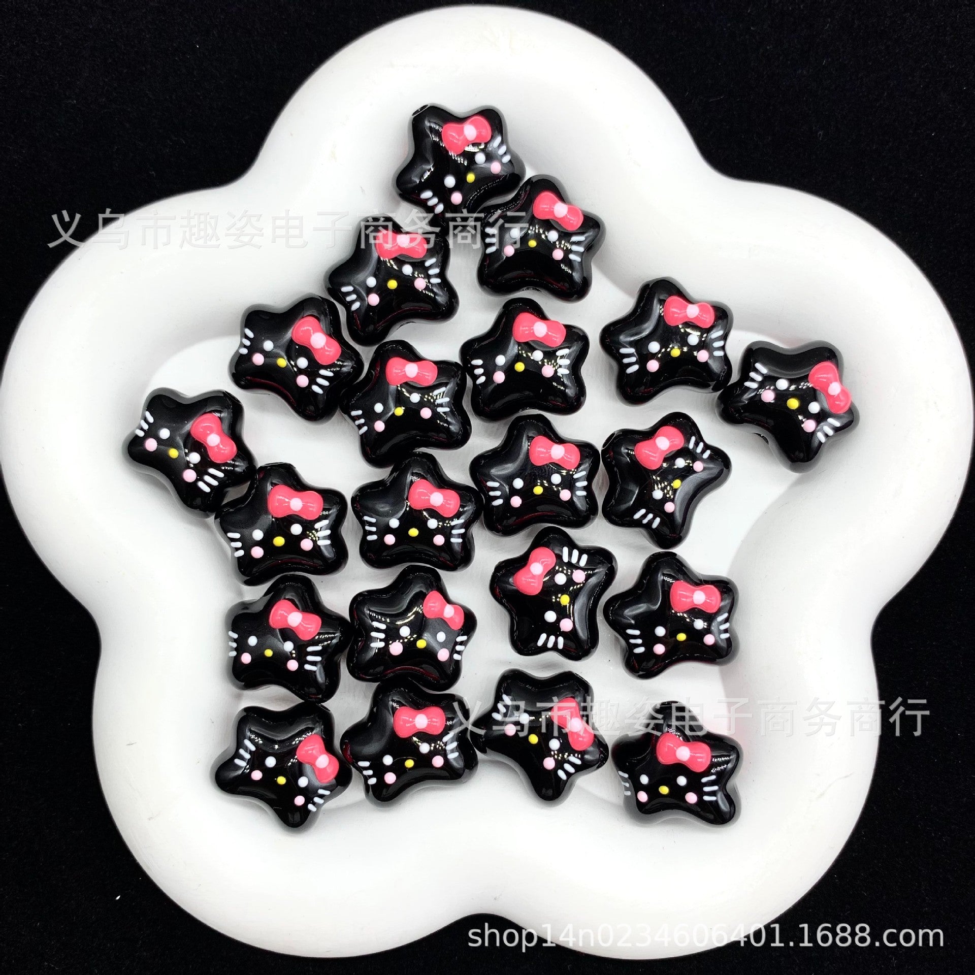 Wholesale 10pcs Colorful and cute cartoon Acrylic Beads