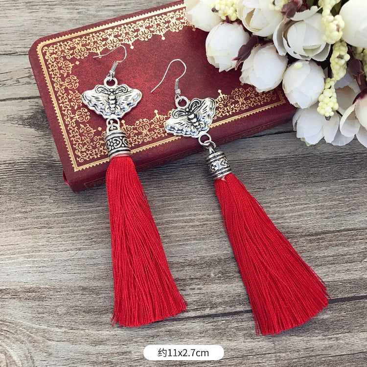 Wholesale Chinese Retro Alloy Earrings