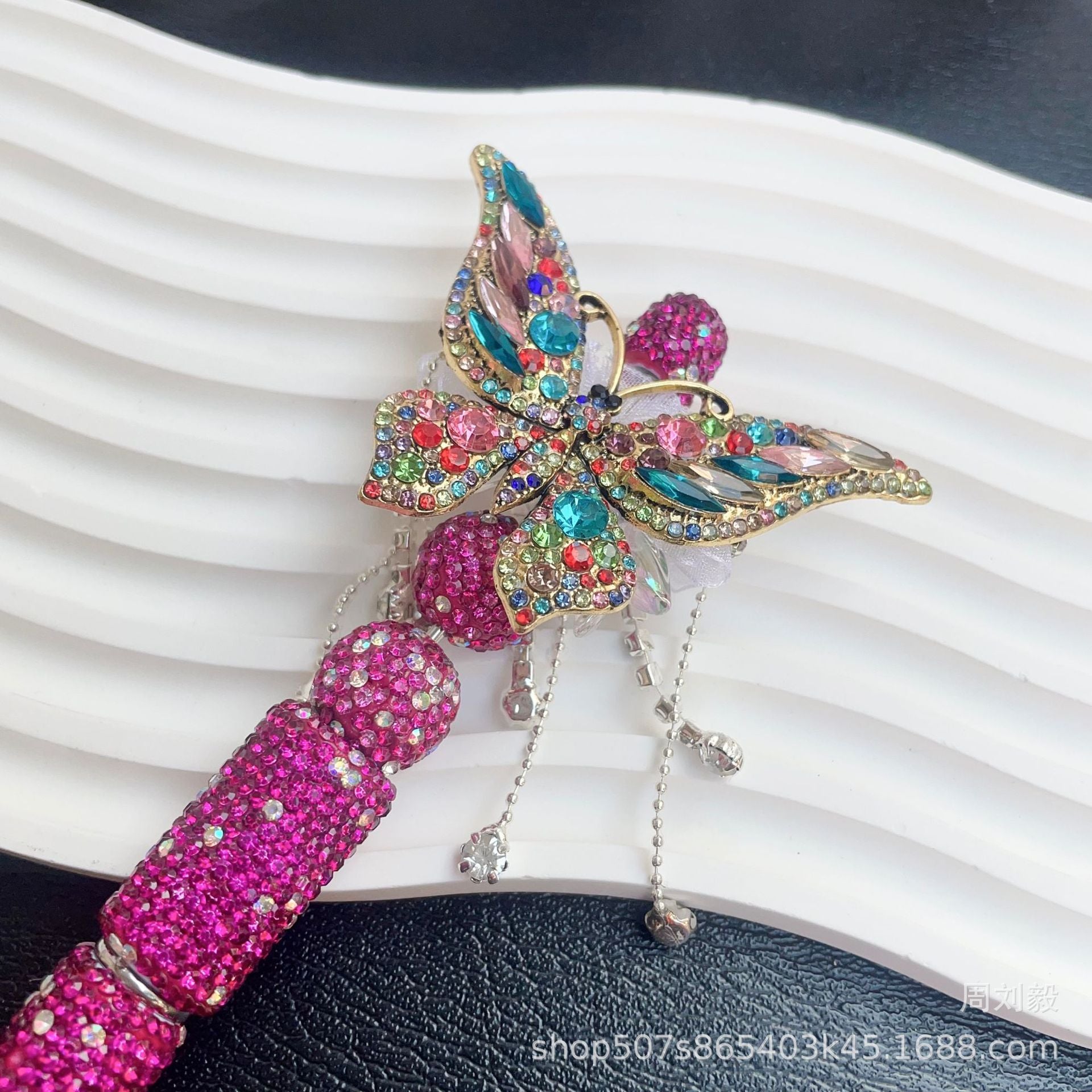 Wholesale Crystal and Rhinestone Butterfly Bead Charm