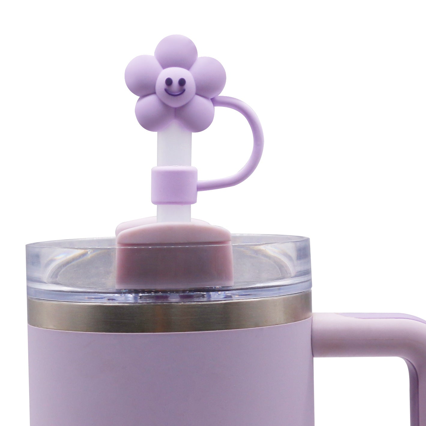 Wholesale 3pcs PVC 3D cartoon 8-10mm environmentally friendly straw cap