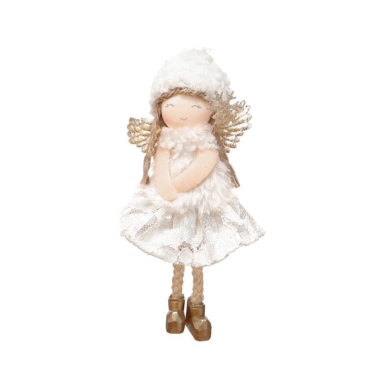 Wholesale Lace Angel Doll Christmas Tree Small Pendants