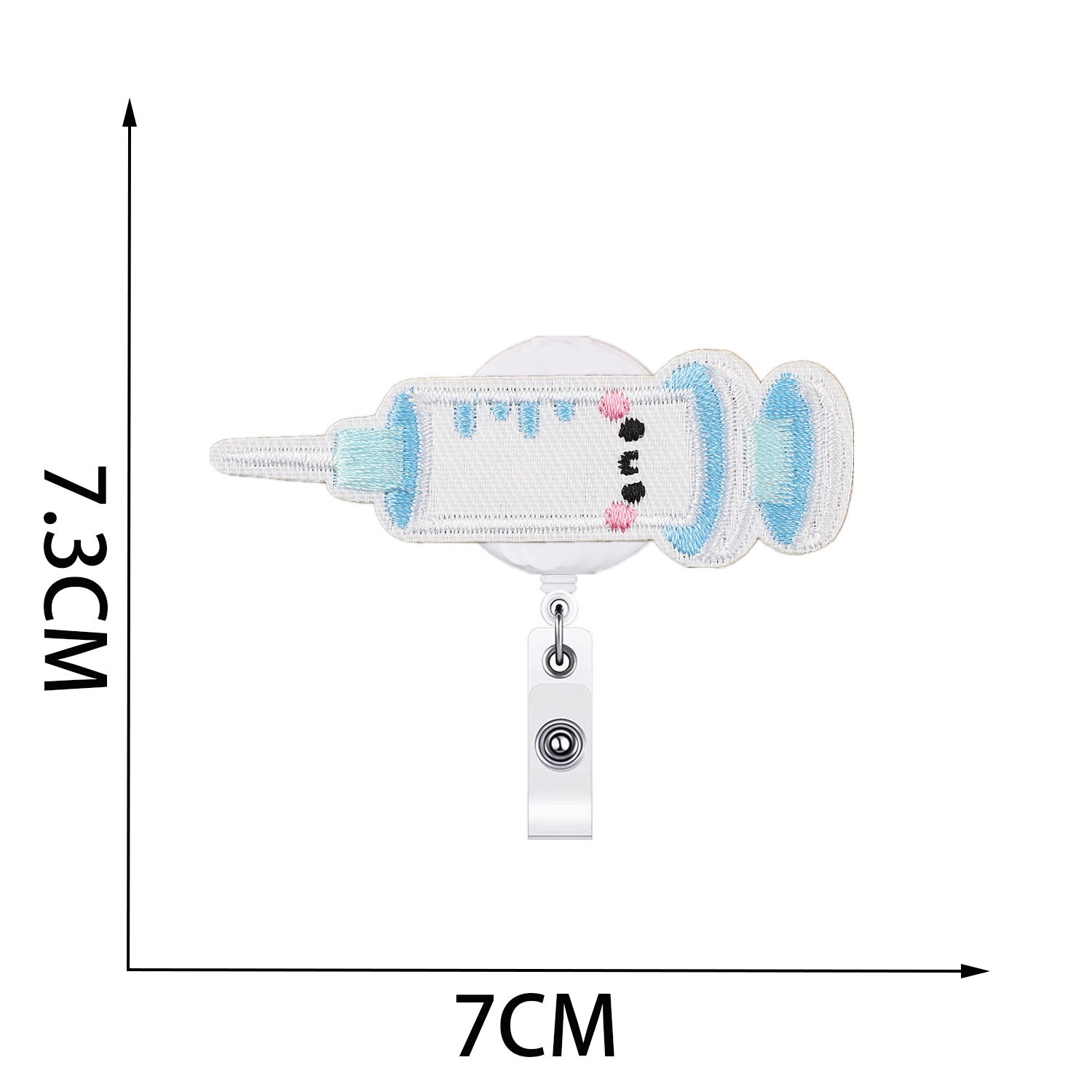 Wholesale Xiao Tian Medical Supplies Easy Pull-up Buckle Embroidered Cloth Sticker