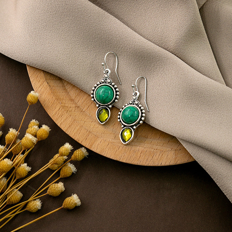 Wholesale 


Bohemian Dragonfly Bird Water Drop Round Earrings